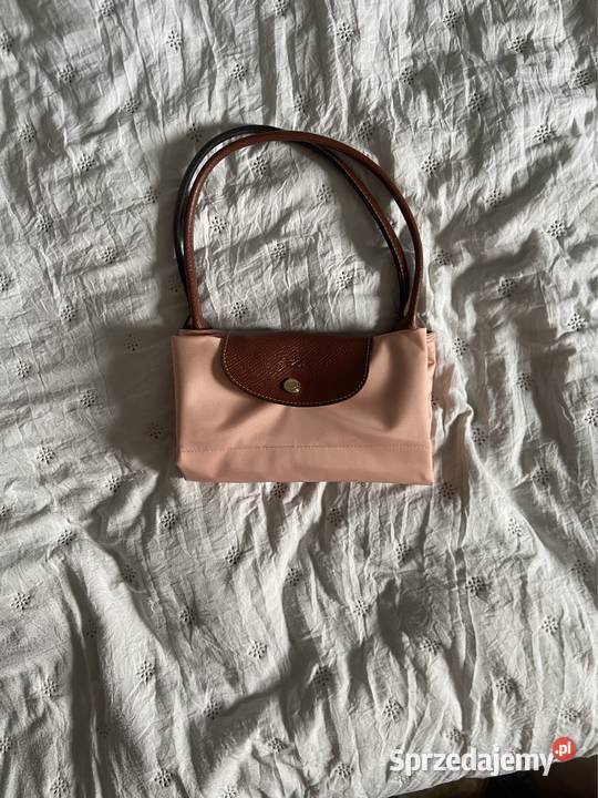 Torba pastelowo różowa longchamp L Do ręki
