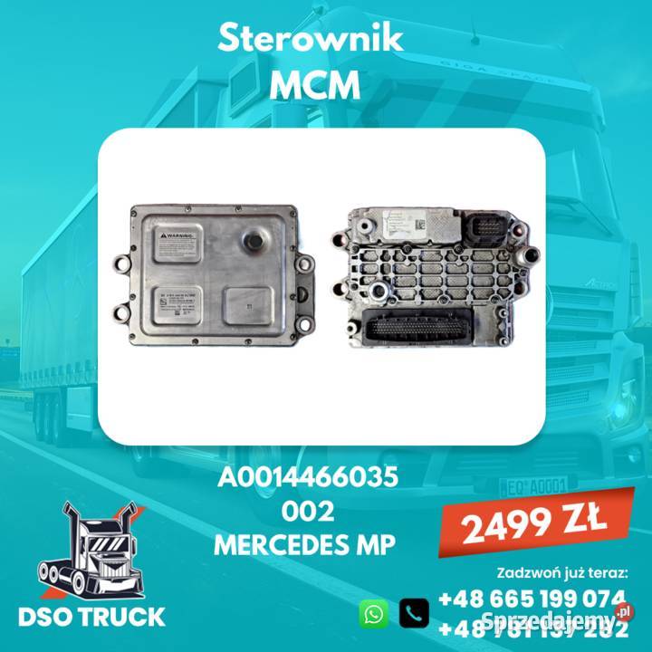 A0014466035 Sterownik MCM mercedes MP ACTROS ciężarowe