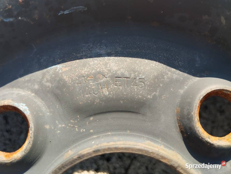 Felga Opel 14 4x100 45J ET45 54mm Agila Ignis Średnica 14" Kamieniec