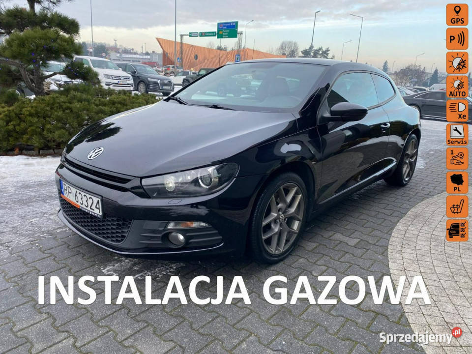Volkswagen Scirocco LPG xenon manual navi czarny Hatchback śląskie Żory sprzedam