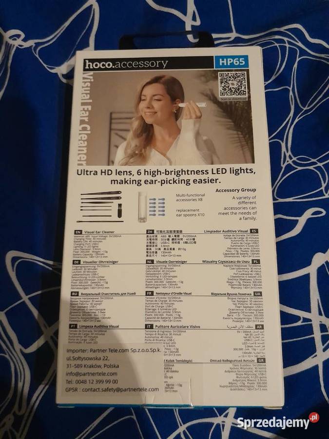Czyścik do uszu z kamerą Hoco HP65 Wieliczka
