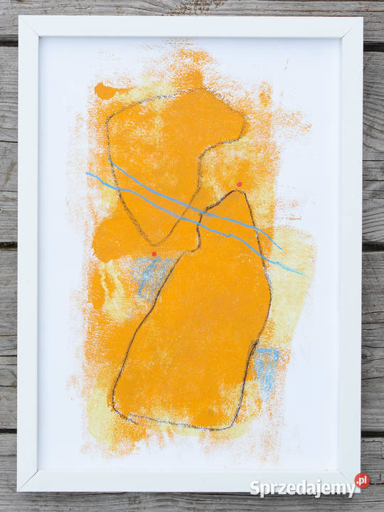 Abstrakcja a4 oprawiona Sztuka współczesna Jelenia Góra sprzedam