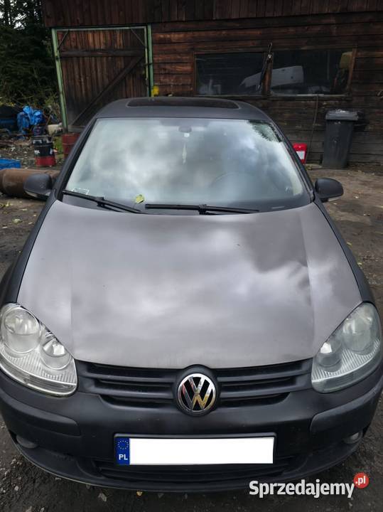 VW Golf V 5 KOMPLETNY przód Zderzak Lampy śląskie Tychy sprzedam