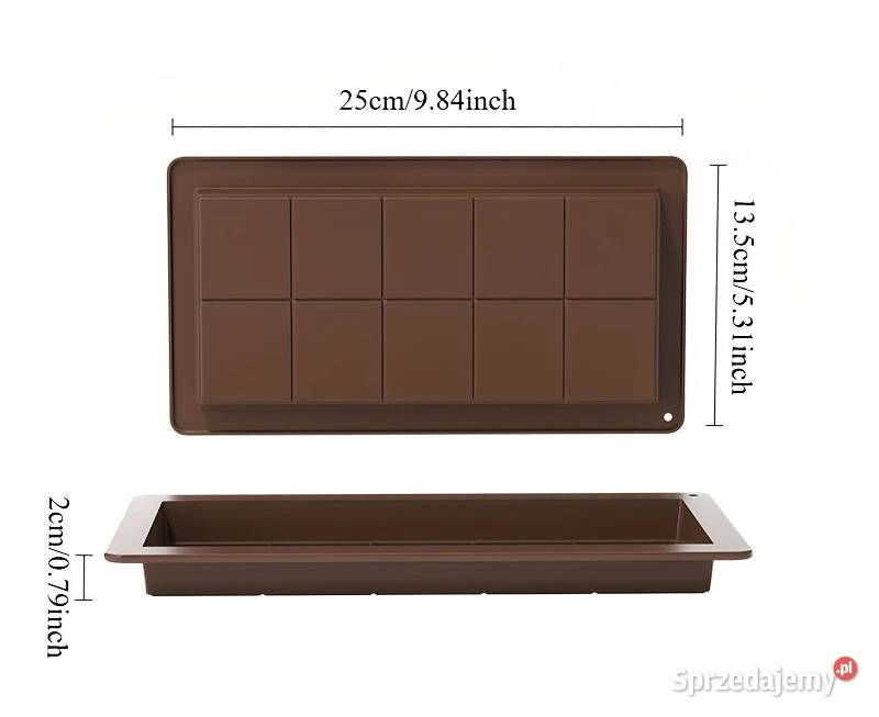 Forma Do Czekolady Duża Silikonowa AS Płock