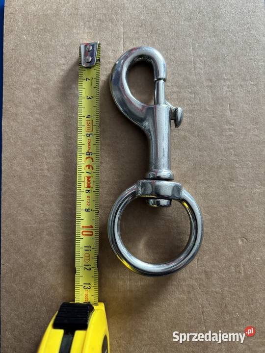 Karabinek pojedynczy krętlik 120 mm Nurkowanie śląskie Bytom