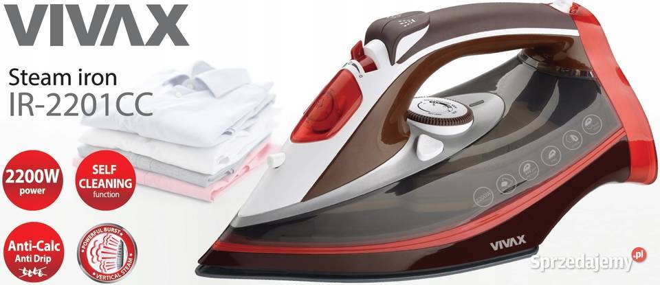 Żelazko Vivax PAROWE IR2201C MOCNE 2200W Skawina