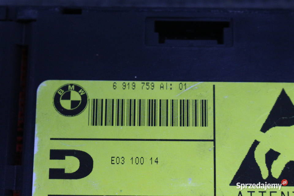 BMW 7 E65 E66 MODUŁ IDRIVE 6919759 Układ elektryczny Prochowice