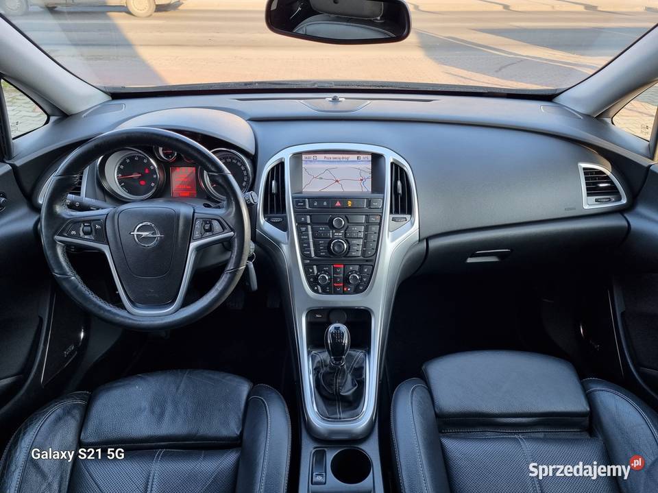 Opel Astra J 16 TURBO 180 skóra nawigacja gniazdo AUX Płońsk