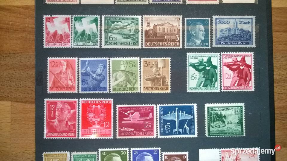 znaczki NIEMCY III RZESZA zestaw 64 czyste Filatelistyka Warszawa sprzedam