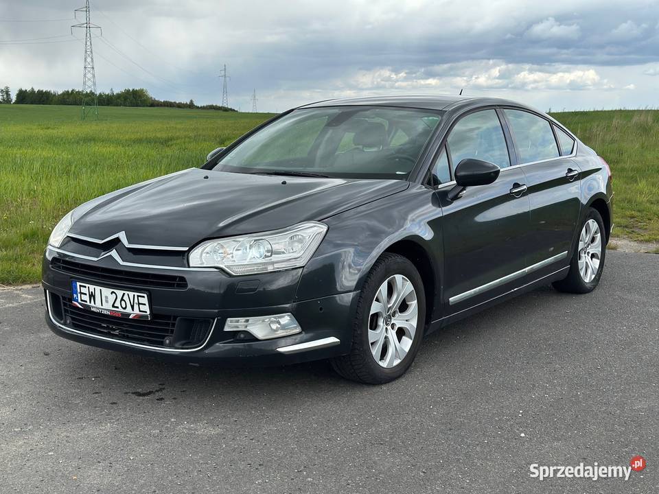 Citroen C5 Full biała skóra NAVI masaże 170 Wieluń