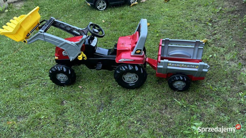 Traktor na pedaly z przyczepą Rolly Toys kujawsko-pomorskie Chełmża sprzedam