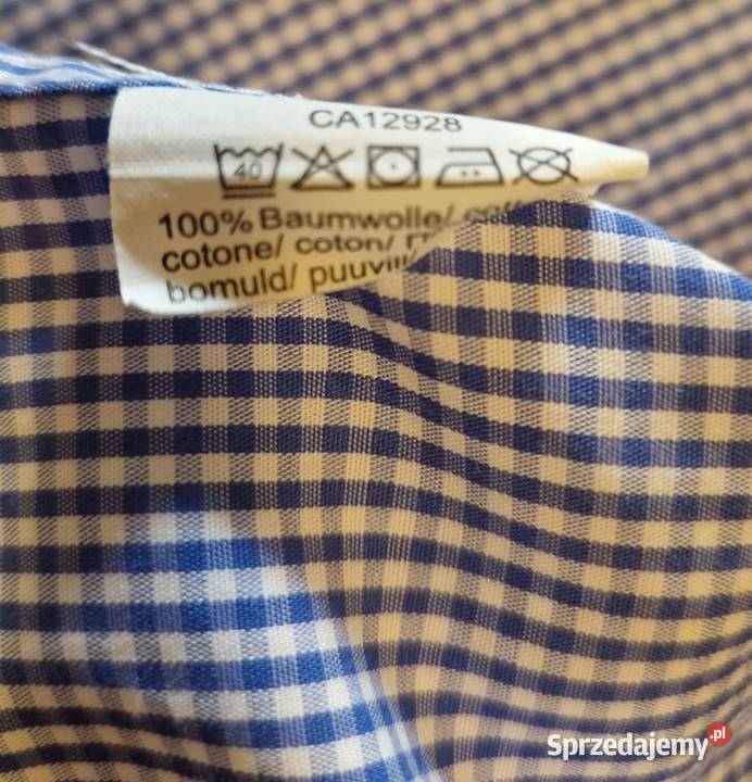Męska koszula z długim rękawem bawełna 100 Rozmiar XL Lublin