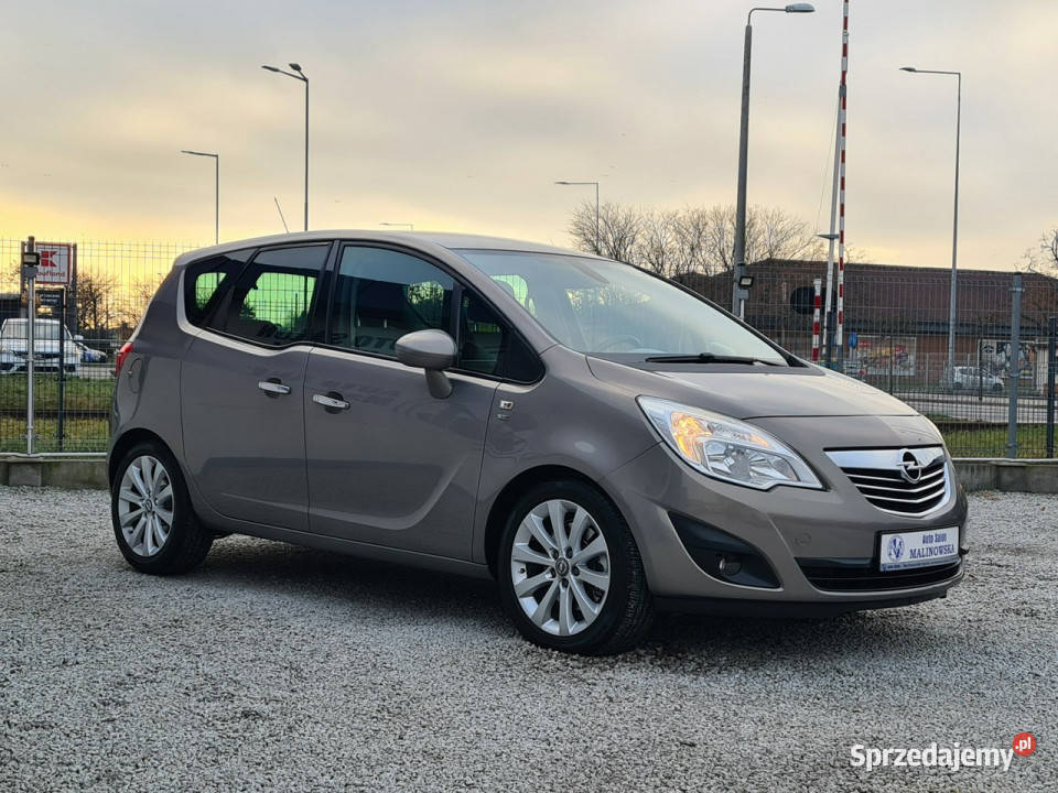 Opel Meriva Klimatyzacja Półskóry Tempomat elektryczne lusterka wielkopolskie Wągrowiec