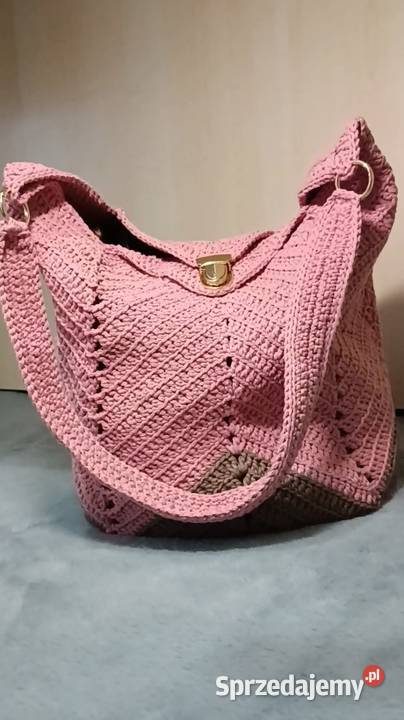 Torba wykonana ręcznie na szydełku Moda i Styl sprzedam