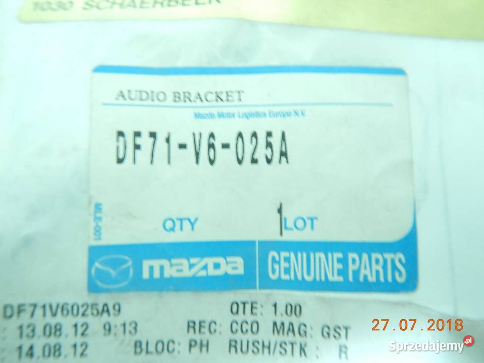 WSPORNIK RADIA MAZDA 2 osobowe