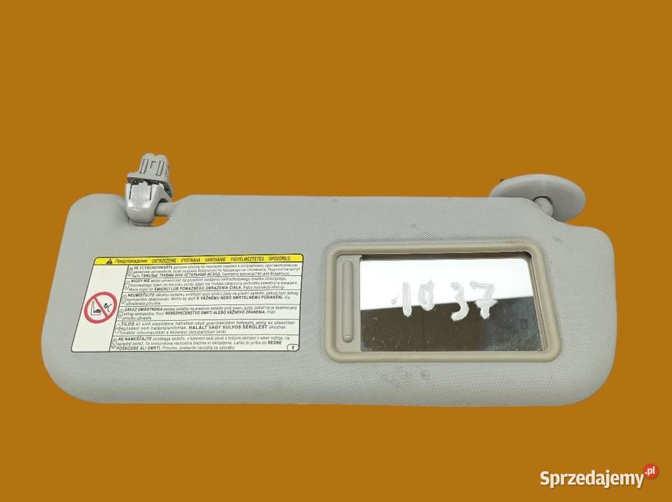 DASZKI PRZECIWSŁONECZNE PRAWY PASAŻERA OSŁONA