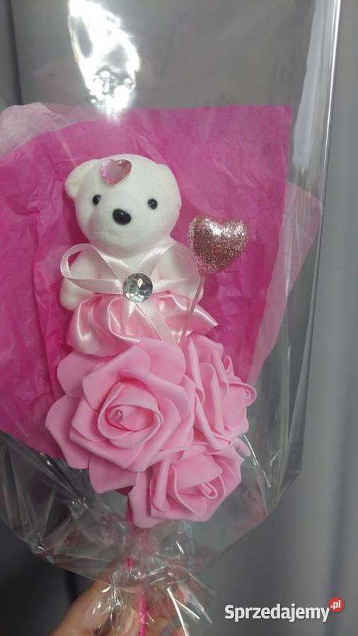 WAKENTYNKI BUKIET MIŚ I RÓŻE Rybnik