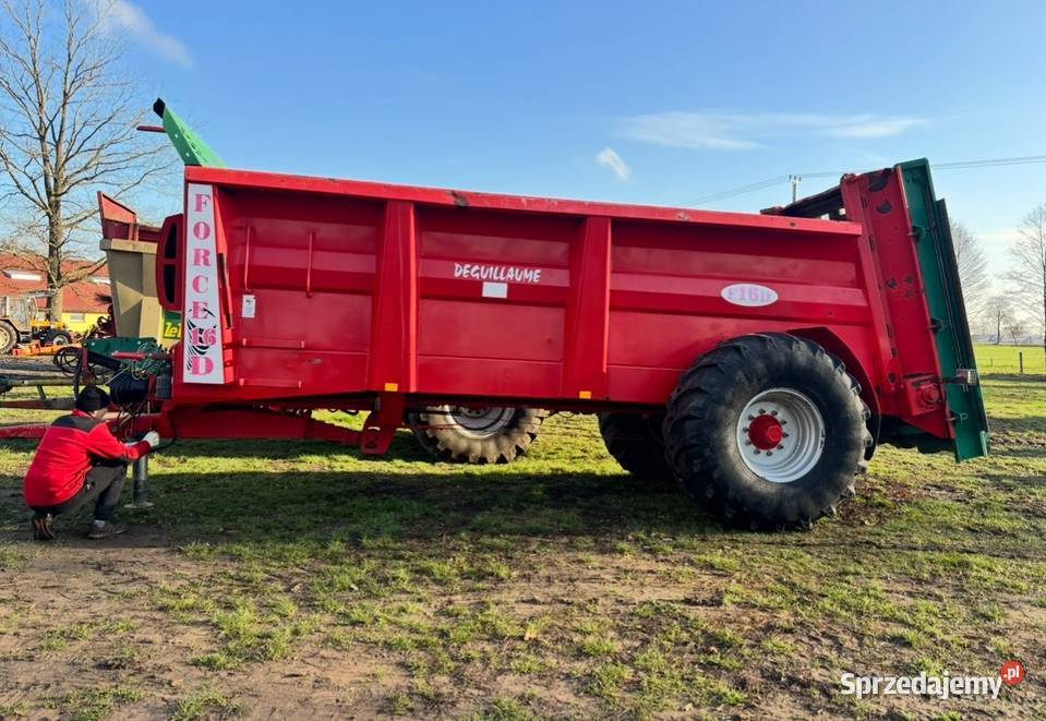Rozrzutnik obornika Deguillaume Force 16 D 2016r nieuszkodzony Myszyniec