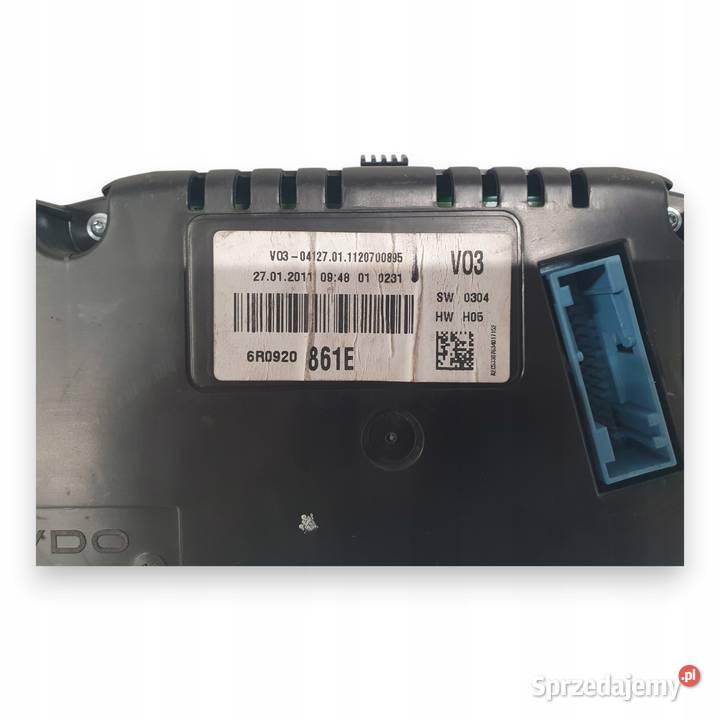 LICZNIK ZEGARY 6R0920861E VW Polo V 12 16 TDI Chełm sprzedam