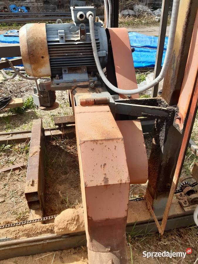 Trak tasmowy do drewna mało używany Łęczna