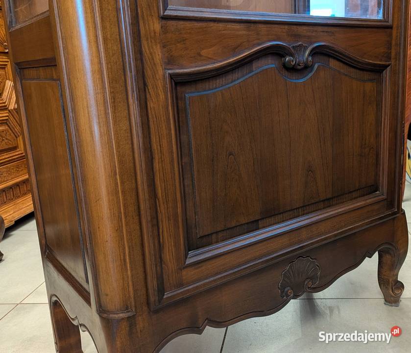 Piękna serwantkawitryna ludwikowska ciemny Dąbrowa Górnicza