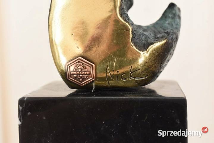 Nowoczesna Rzeźba Łgarska Kobieta Patyna Figura Kraków sprzedam