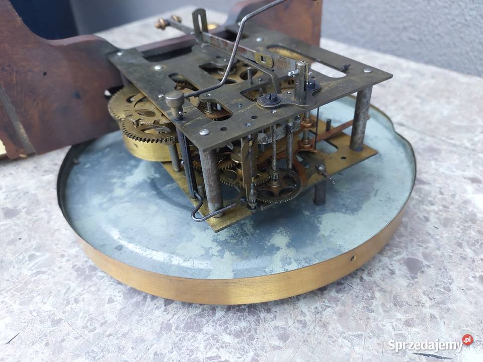 176 Stary zegar ścienny HAU przedwojenny sprawny Tczew