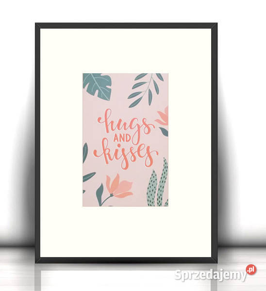 boho plakat z napisami mały obrazek na ścianę A4 wielokolorowy Gdańsk sprzedam