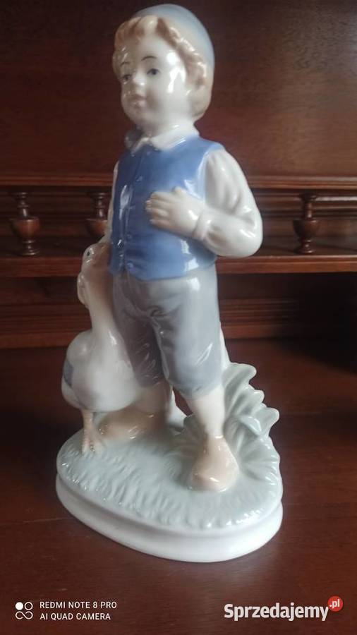 Figurka chłopca z gąską
Nils Holgersson Garden Gdańsk