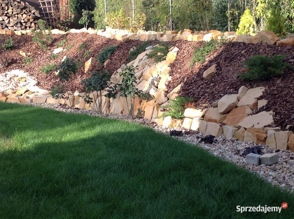 Kamień ogrodowy na ogród skalniak skarpy do Radomsko