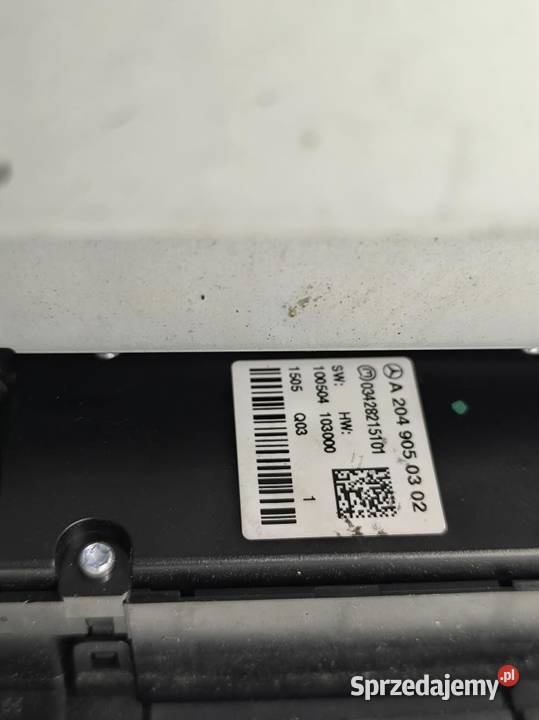 CD RADIO NAWIGACJA MERCEDES W204 LIFT SEDAN Sprzęt audio fabryczny wielkopolskie