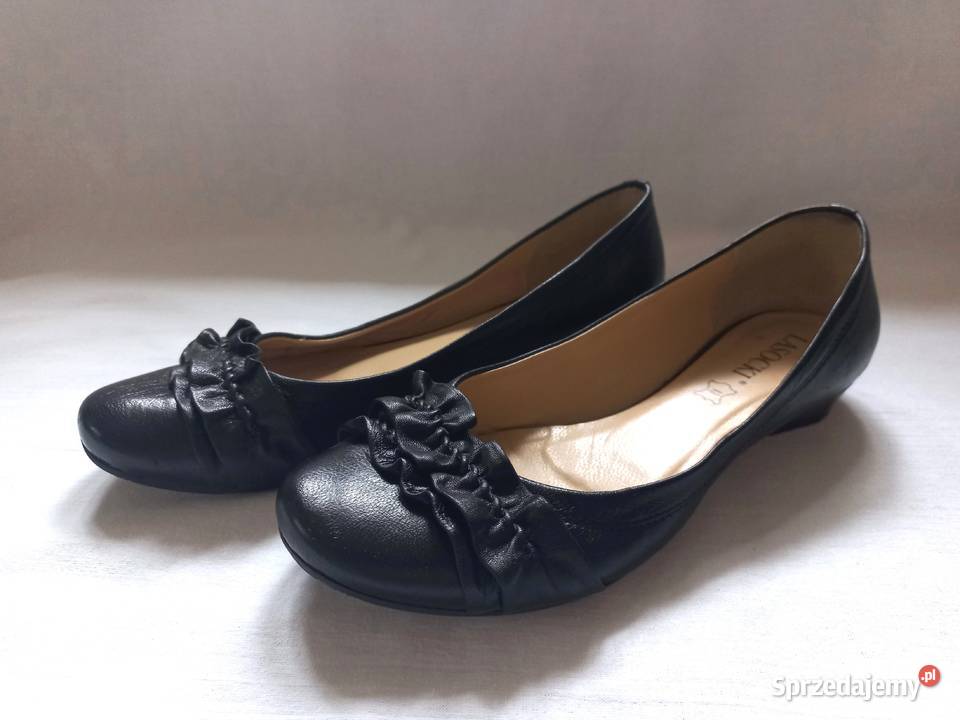 Buty czarne Baleriny damskie r 37538 Lasocki podlaskie Białystok sprzedam
