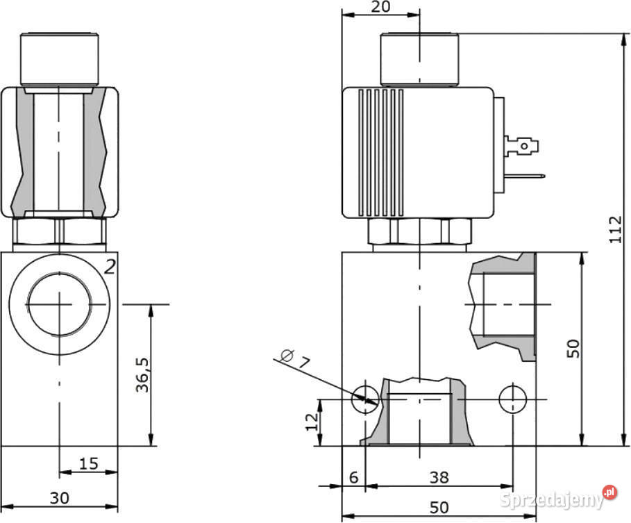 HYDROAKUMULATOR Akumulator 05L Zawór NC 12VDC nieuszkodzony Rolnictwo Solec Kujawski