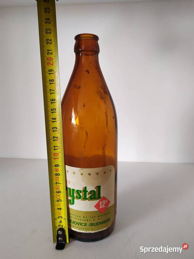 Butelka piwie z Czechosłowacji Crustal Czech Toruń sprzedam