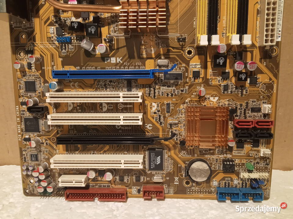 Płyta Główna ASUS P5K Procesor Intel C2D E4500 Płyty główne Poznań