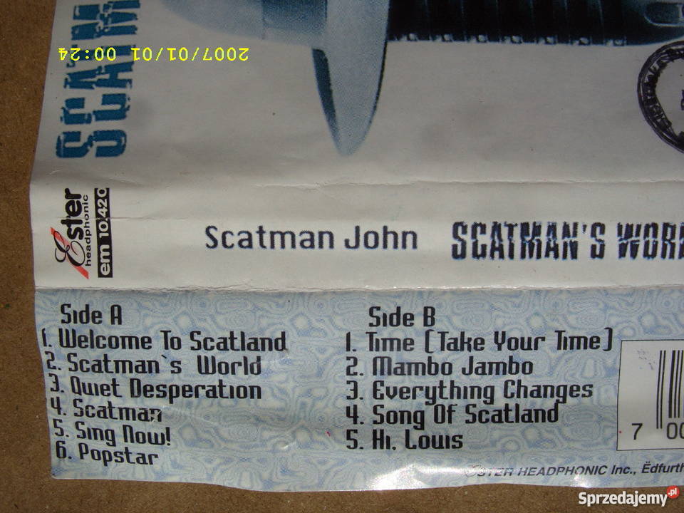 POP kaseta JOHN SCATMANSCATMANS WORLD Wołów