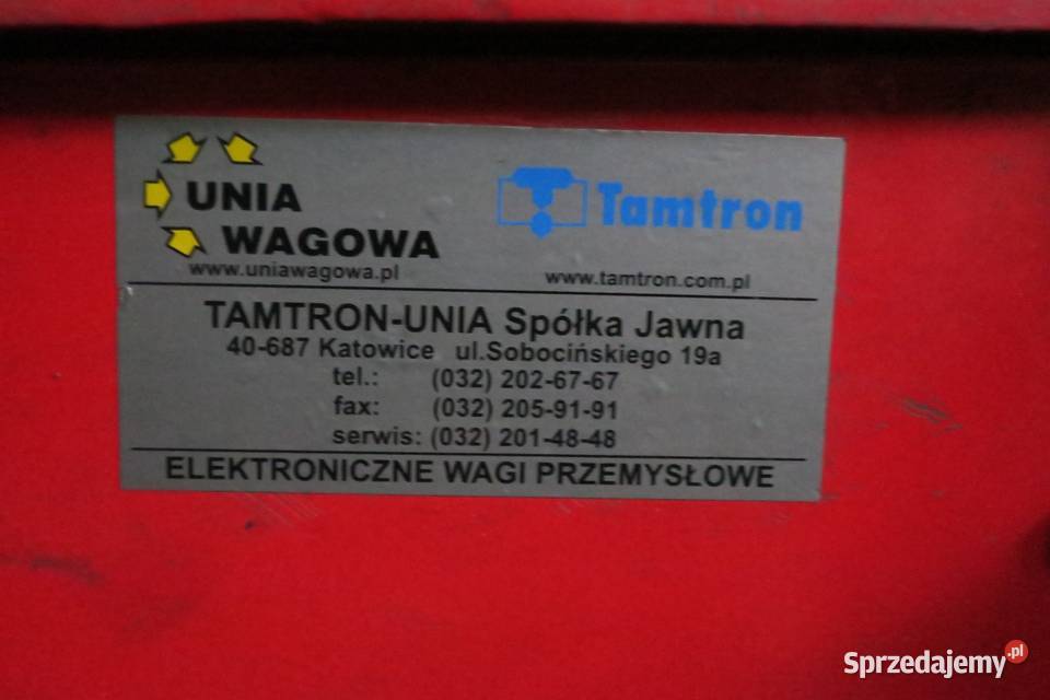 Waga hakowa TAMTRON SCS6300 warmińsko-mazurskie Reszel