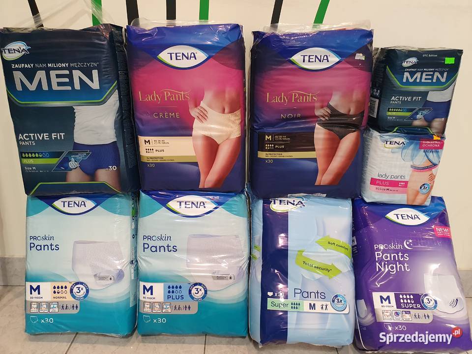 Tena Pampersy Podkłady Kosmetyki Pieluchomajtki świętokrzyskie