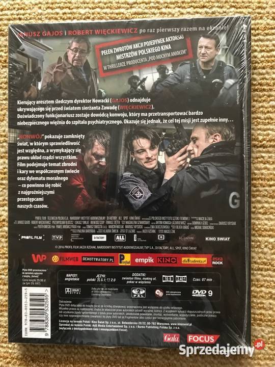 Konwój dvd z Gajosem Więckiewiczem folia