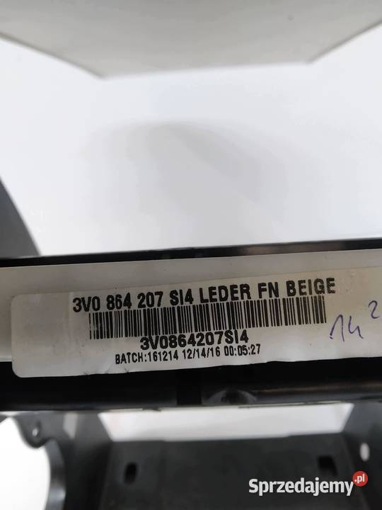 PODŁOKIETNIK TUNELU ŚRODKOWEGO SKÓRA 3V0864207 świętokrzyskie