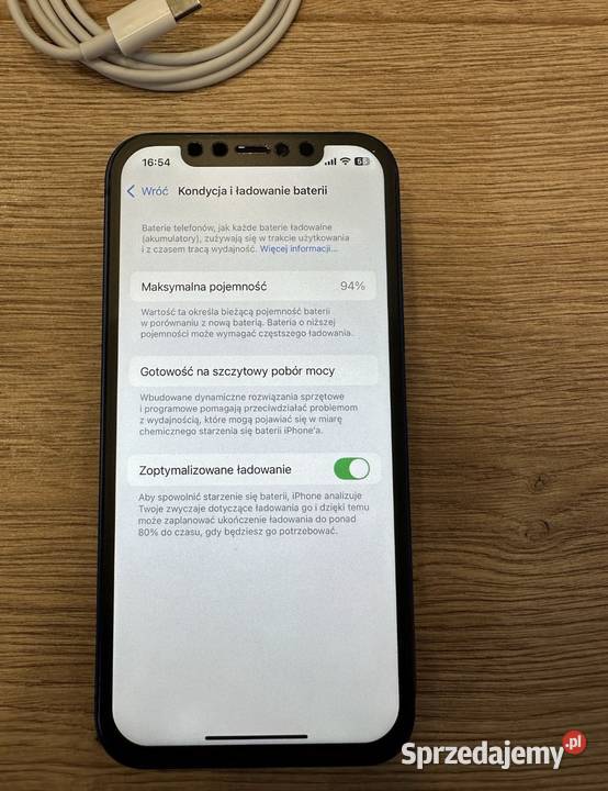 Telefon iPhone 12 64GB 94 Apple / iPhone łódzkie Łódź