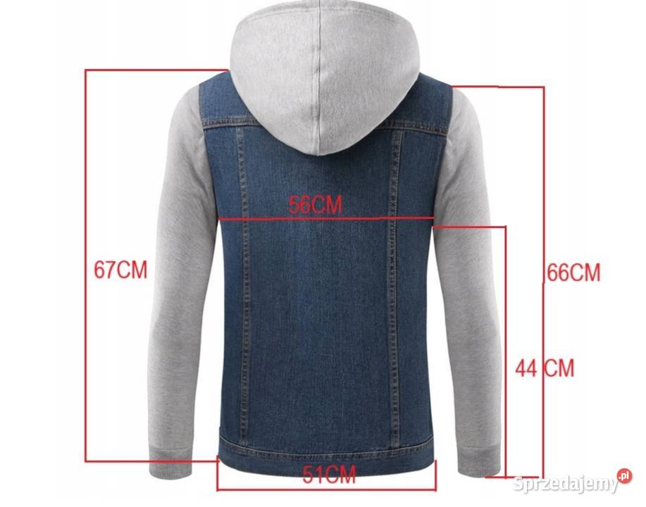 Koszula bluza katana jeansowa z odpinanym Koszulki i bluzy śląskie Sosnowiec sprzedam