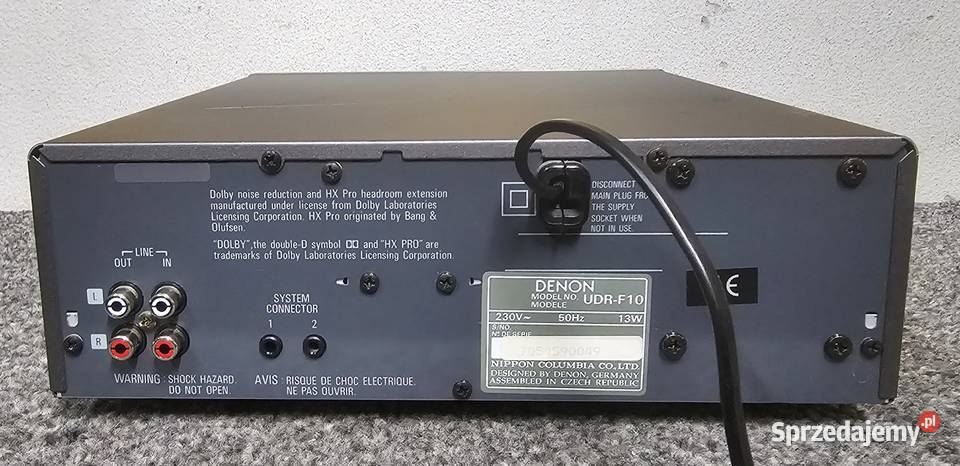 Magnetofon Denon UDRF10 Stereo Cassette Deck