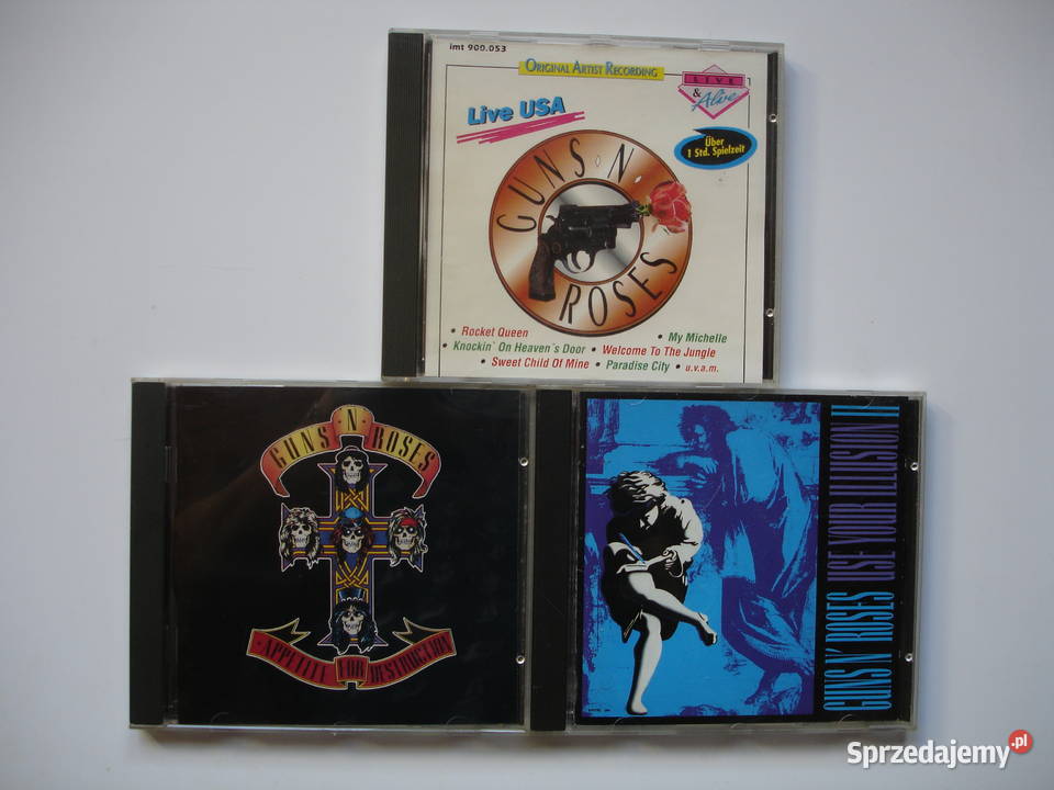 Guns N Roses płyty CD Płyty i kasety Zielona Góra sprzedam