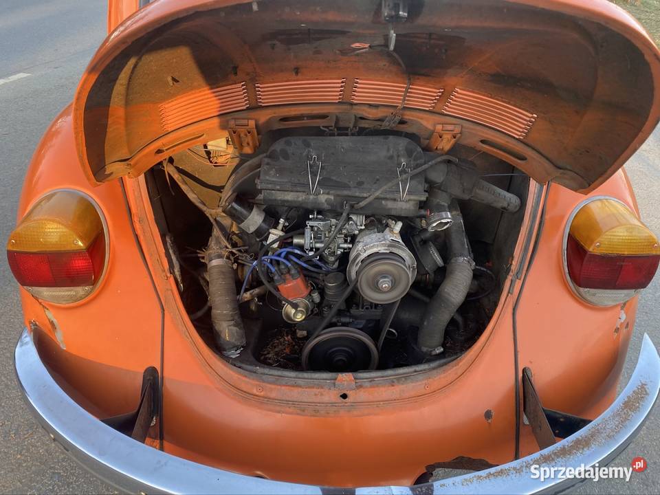 VW Volkswagen Garbus Beetle 16 50 1973r Klasyk skórzana tapicerka Iwonicz