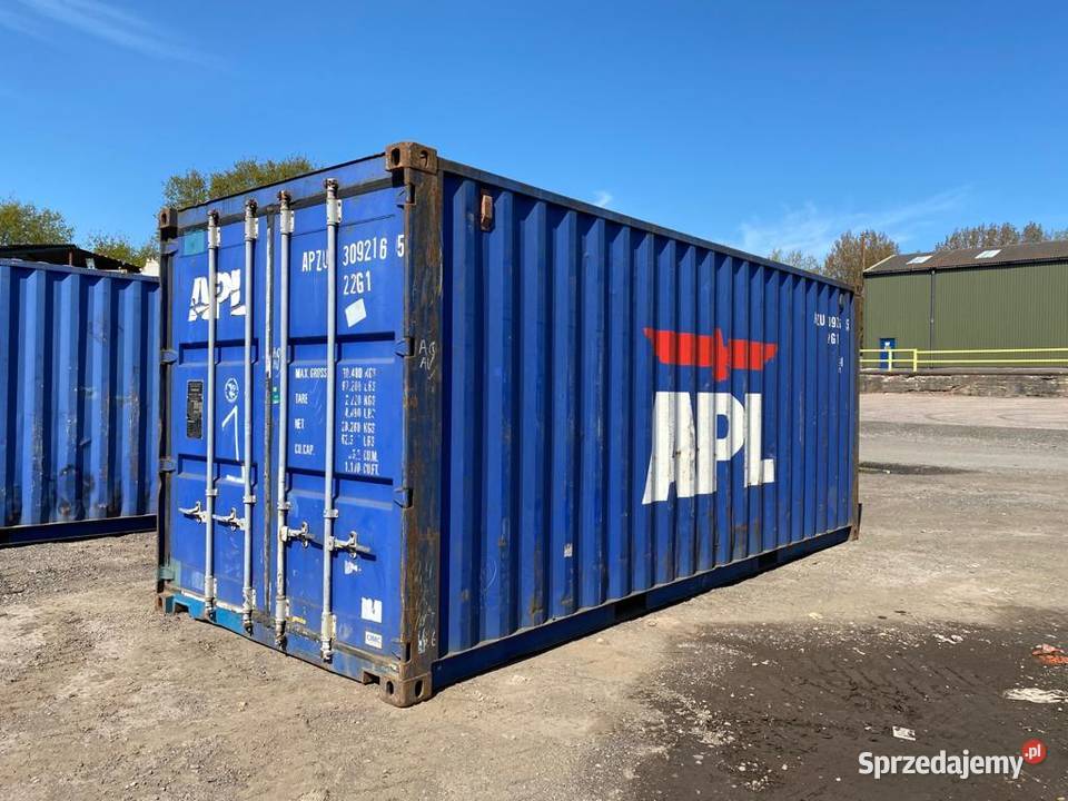 Kontener morski budowlany 20DV 6 metrowy używany śląskie Zabrze