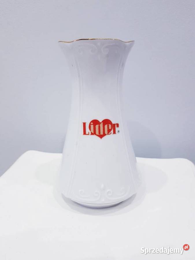 Logowany wazonik z porcelany Chodzież