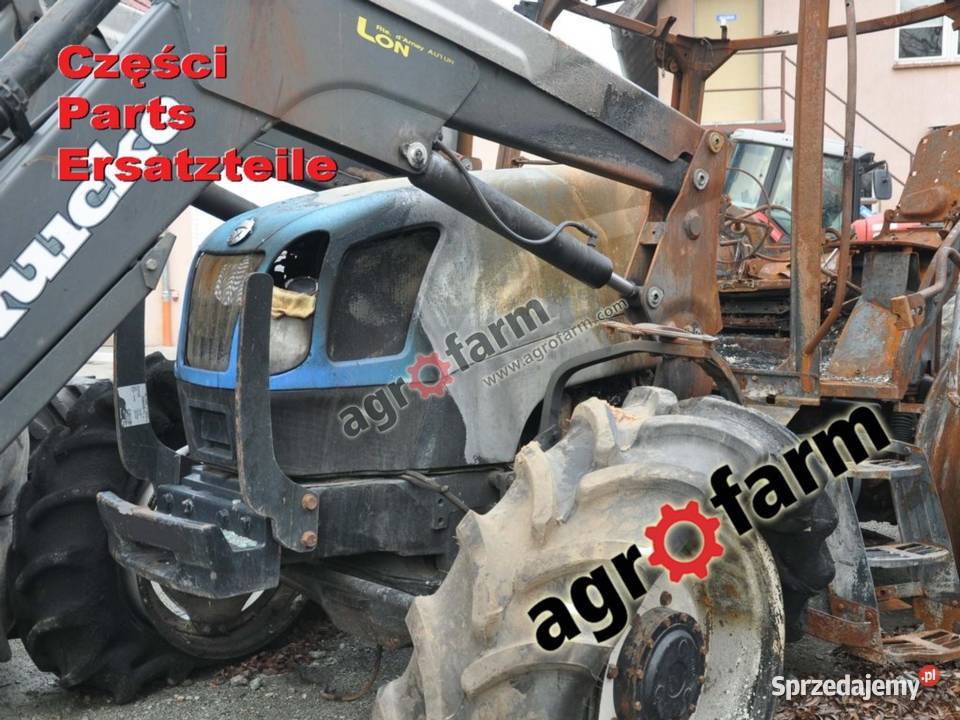 Holland TS100A części skrzynia biegów oś