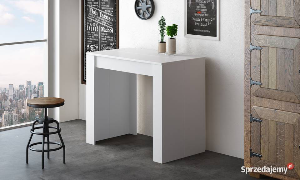 StółKonsola 90x52 rozkładana na 145 BiałaNowa łódzkie