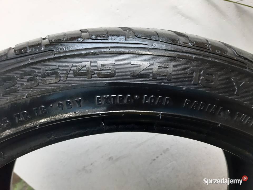 Opona letnia 23545ZR18 Y XL 98Y UNIROYAL Rain Samochodowe opolskie Głuchołazy